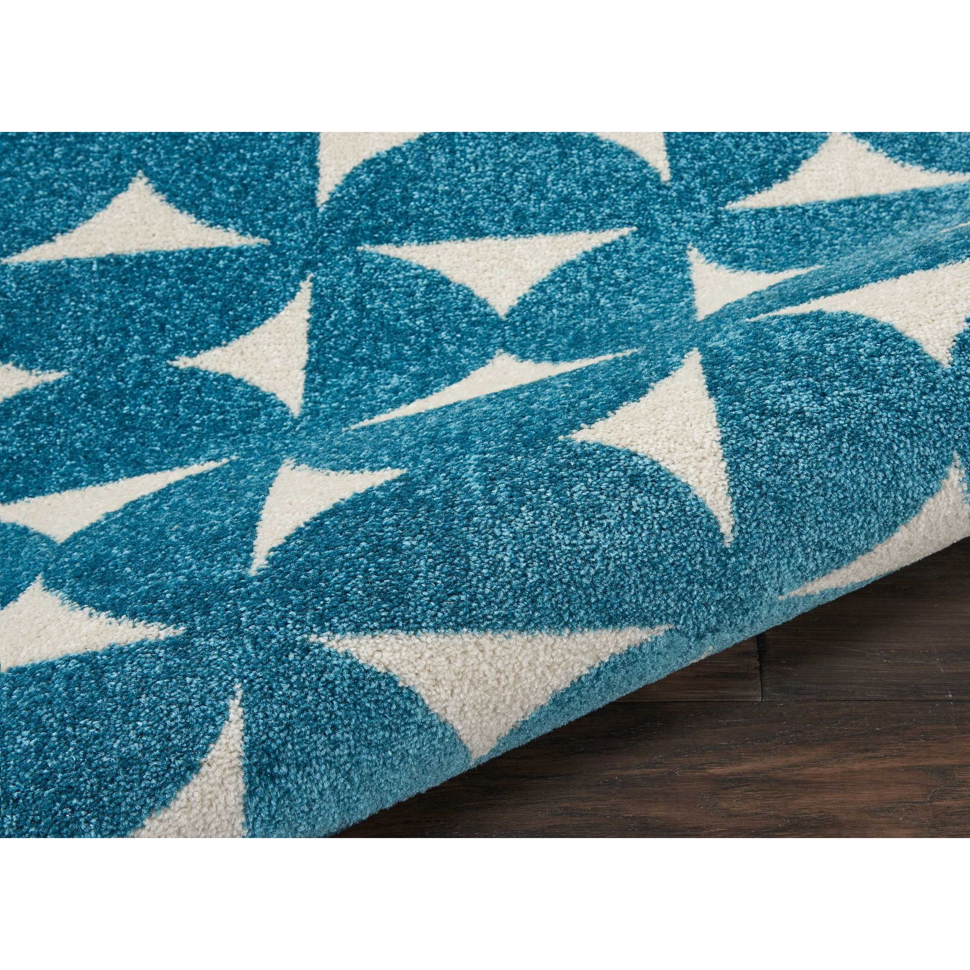 Nourison Harper DS301 Blue Area Rug 2'2" x 3'9"