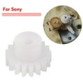 thumbnail image 2 of ABS Gear 17 Teeth for Casstte Deck 190 Series Recorders Gears Reliable and Convenient to Use 2PCS, 2 of 8