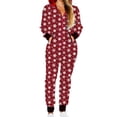 thumbnail image 2 of Vêtements de Nuit Imprimés à Manches Longues pour Femmes, 2 of 5