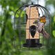 thumbnail image 4 of Wosthever Jaula de hierro, tubo de PC, comedero para pájaros de jardín al aire libre, comedero para pájaros colgante, decoración Jardín y Patio Wosthever  HA020881-00, 4 of 6