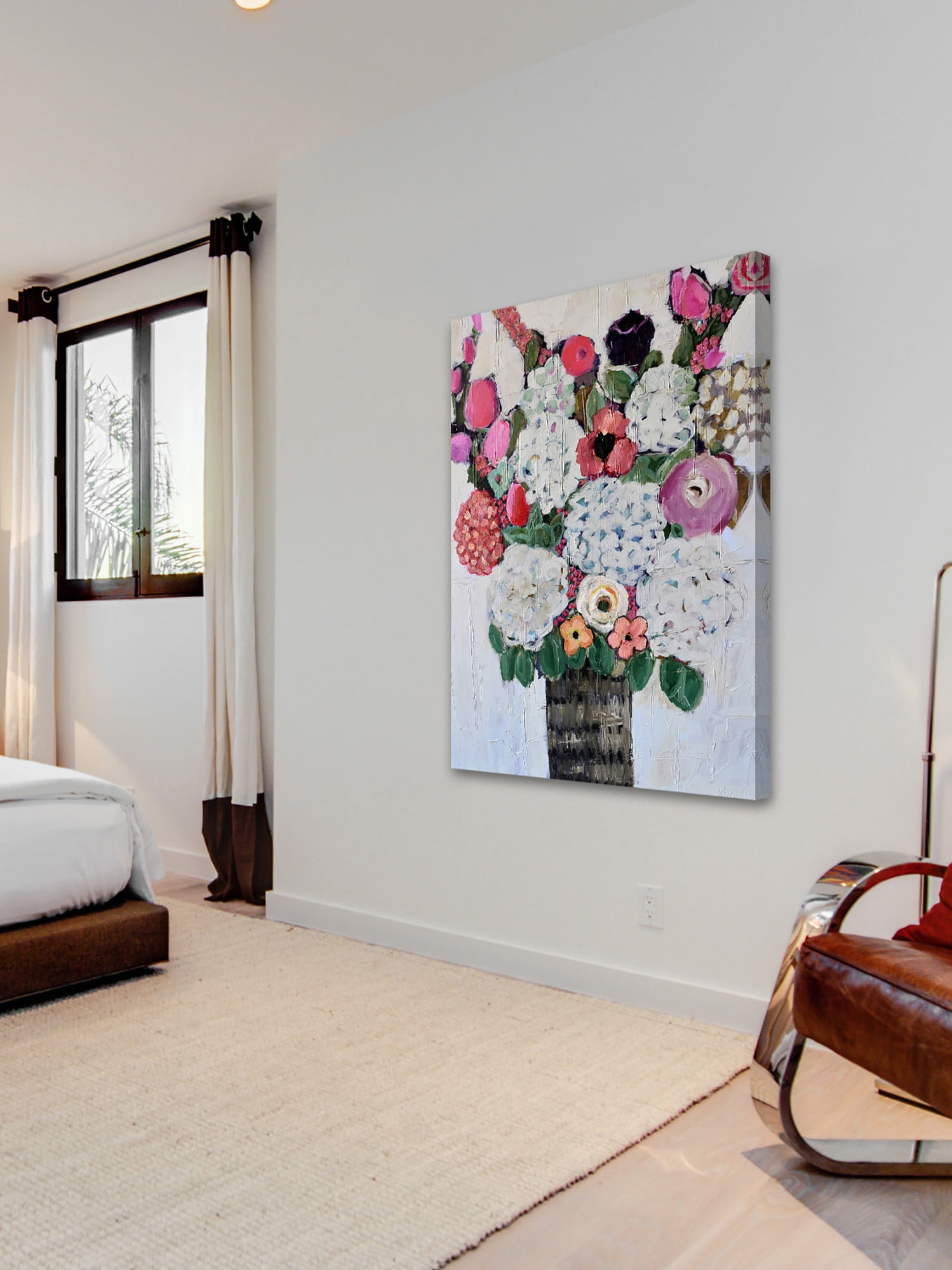Marmont Hill "Lovely Bouquet" by Michelle Rivera Painting Print on Wrapped Canvas