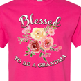 thumbnail image 4 of Inktastic Blessed to Be a Grandma Flowers T-Shirt, 4 of 5