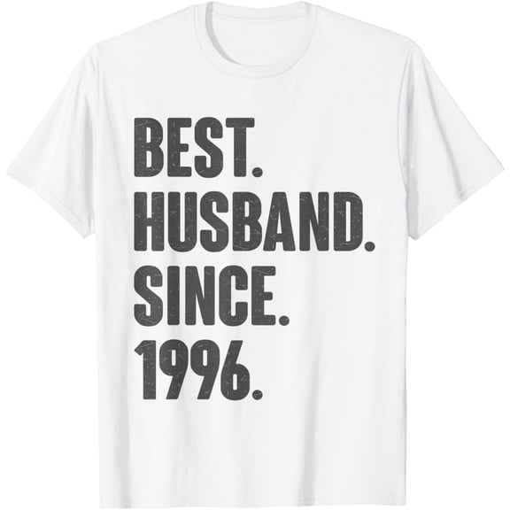 28th Year Wedding Anniversary Epic Best Husband Since 1996 T-ShirtMen and women, Black T-shirt, size: Extra large S-4XL