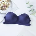 thumbnail image 4 of Strapless Bra Wrap Chest Chest Pad Massage Hosiery Women Tube Top Strapless No Steel Ring Bra, 4 of 6