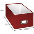 thumbnail image 2 of Pioneer Albums Photo BCD-1S CD/DVD Boîte de Rangement, Rouge Vif, 2 of 4