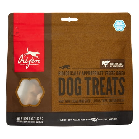 Orijen Biologically Appropriate Angus Beef Freeze Dried Dog Treats, 1.5 oz