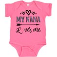 thumbnail image 3 of Inktastic My Nana Grandma Loves Me Girls Girls Baby Bodysuit, 3 of 5