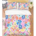 thumbnail image 1 of 3D Colored Abstract Flowers Quilt Cover Set Bedding Set Pillowcases 7, 1 of 3