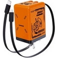 thumbnail image 1 of Genérico 120 Watt Fast Charger, 120 Watt Retractable Charger, 120w Super Fast Charger with 2-in-1 Cables, 2-in-1 Compatible with 120w FastCharger,Fast Charging Power Adapter for Smartphone (Orange), 1 of 7