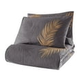thumbnail image 3 of Golden Leaves Full/Queen Size Bedspread/Coverlet Set – 3 Piece Quilt Set with Pillowcases, All-Season Lightweight, Digitally Printed Design, 65% Cotton, Made in Turkey – Soft, Durable,, 3 of 3