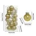 thumbnail image 3 of Fwttom Christmas Ornaments - 30pcs Shatterproof Christmas Ball Ornaments, 2.36"/60mm Christmas Tree Ornaments for Xmas Holiday Wedding Party Indoor Outdoor, 3 of 6