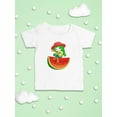 thumbnail image 3 of Musical Kid On Watermelon T-Shirt Infant -Image by Shutterstock,  24 Months, 3 of 4