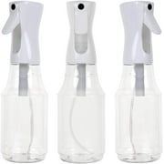 Houseables Continuous Spray Water Bottle, Hair Mist Sprayer, 3 Pack, Size 10"