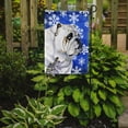 thumbnail image 2 of Carolines Treasures LH9274-FLAG-PARENT Bulldog English Winter Snowflakes Holiday Flag  multicolor, 2 of 3