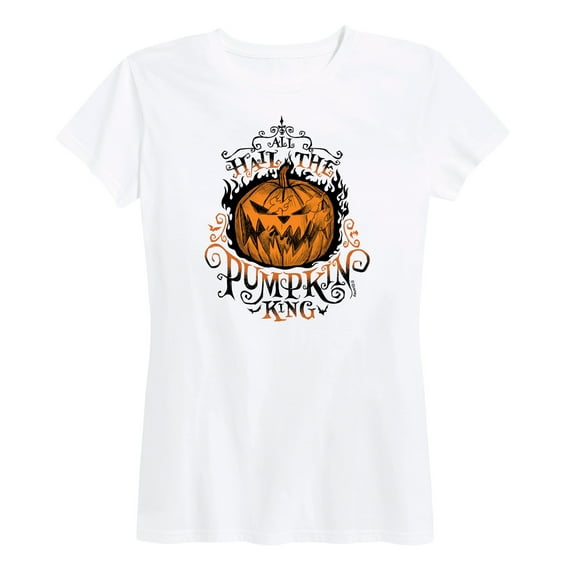 The Nightmare Before Christmas - All Hail Pumpkin King - Women's Short Sleeve Graphic T-Shirt