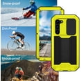thumbnail image 4 of Compatible Samsung Galaxy S23 Plus Case with Camera Cover and Screen Protector,6ft Drop Tested Full Body Protective Metal Case for Samsung S23+ Case Galaxy S23 Plus Phone Case Men Yellow, 4 of 15