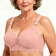 thumbnail image 4 of Gytharion Women's Plus Size Wireless Bras Push Up Lifting Anti-sagging Beauty Back Underwear Bras Wide Adjustable Straps Side Support Everyday Bras for Middle-aged Moms, 4 of 8