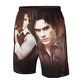 thumbnail image 5 of Ian Somerhalder Vampire Diaries Men's Beach Shorts Swim Trunks Casual Quick Dry Board Shorts Swimwear with Mesh Lined and Pockets, 5 of 8