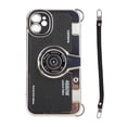 thumbnail image 2 of Vintage Camera Soft SiliconeCase with Lanyard, Shockproof Protective Cover, 3D Design, Black, 2 of 7