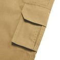 thumbnail image 7 of Generic Mens Cargo Work Pants Relaxed Fit Stretch Construction Work Pants Elastic Waist Ripstop Outdoor Hiking Pants, 7 of 7