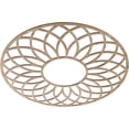 thumbnail image 2 of 40"OD x 13 5/8"ID x 1/4"T Cannes Wood Fretwork Pierced Ceiling Medallion, Red Oak, 2 of 3