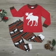 thumbnail image 2 of TAIAOJING Toddler Baby Boy Girl Outfit Fall Winter Little Christmas Pajamas Sets For Cotton Print Sleepwear Long Sleeve 2 Pcs Kids Clothes Outfits 4-5 Years, 2 of 7