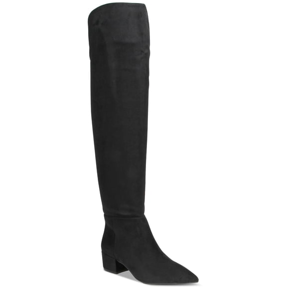 On 34th Womens Gabriellaa Dress Boot Black Micro 7.5M