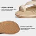 thumbnail image 4 of Ecetana Slide Sandals for Women Flip Flops Comfort Non-Slip Summer Casual Shoes Dressy Beach Sandals, 4 of 6