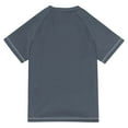 thumbnail image 6 of FORMRS Boys Rash Guard Short Sleeves Swim Shirt Quick Dry UPF 50+ Sun Protection, Sizes 3-12T, Dark Sharks, 6 of 6