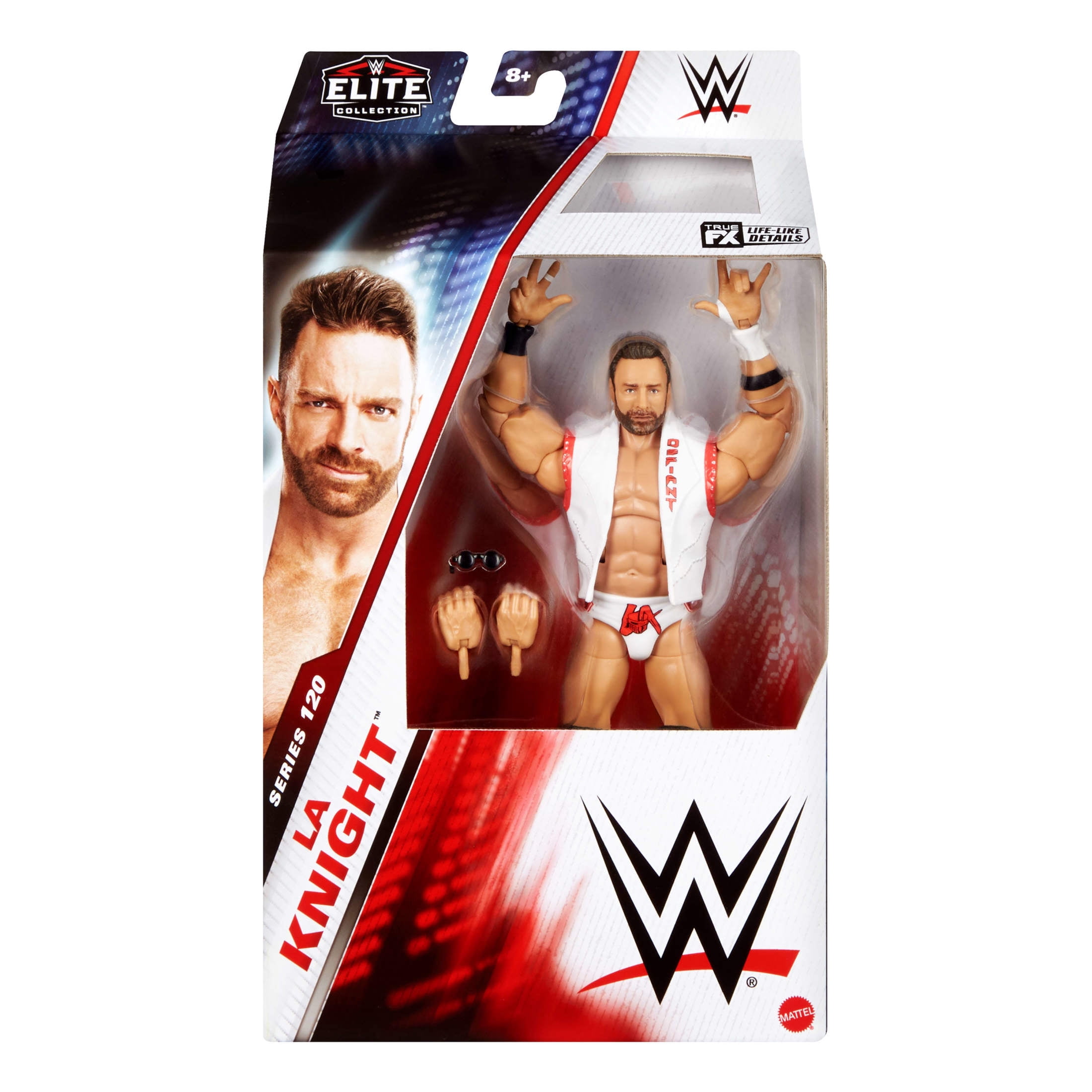 WWE Elite LA Knight Action Figure, Series #120, 6-inch Collectible with Articulation & Accessories
