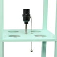 thumbnail image 6 of Pemberly Row Wood Etagere Shelving Floor Lamp in Aqua Blue with Cream Shade, 6 of 9