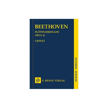 - G. Henle Verlag Serenade for Flute, Violin and Viola in D Major, Op. 25 Henle Music Folios by Ludwig van Beethoven