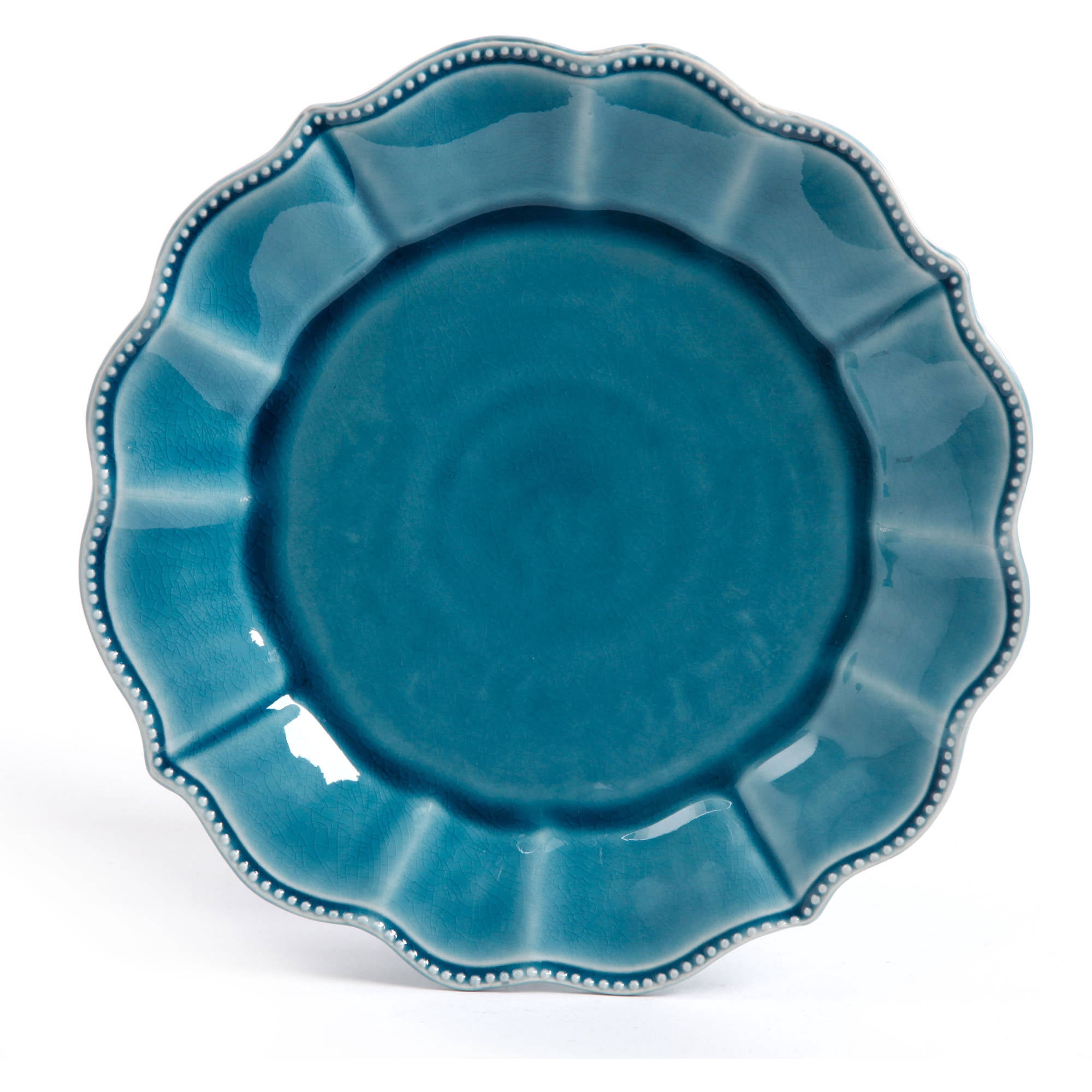 The Pioneer Woman Paige 12-Piece Dinnerware Set, Denim