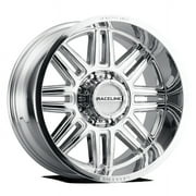 Raceline 948C-SPLIT 17" Cast Aluminum Wheel, SPLIT CHROME 17X8.5 5X127 0mm Fits select: 2015-2018,2021 JEEP WRANGLER UNLIMITED SPORT