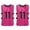 Pink, variant on Elowen Soccer Pinnies Kids Numbered Football Bibs, Polyester Quick Drying Soccer Jerseys Team Training Practice Sports Vest Fit for Football, Basketball, Volleyball, Hockey