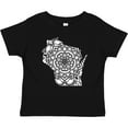 thumbnail image 3 of Inktastic Wisconsin Silhouette Mandala Boys or Girls Baby T-Shirt, 3 of 5