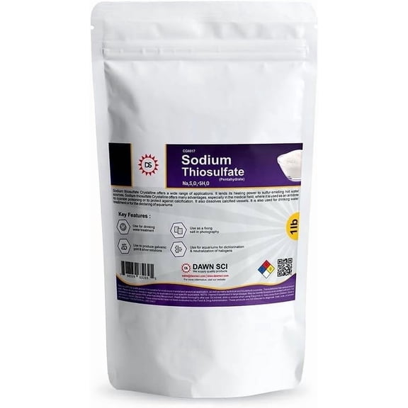 DAWN SCI Sodium Thiosulfate Pentahydrate Dechlorinator 1 lb