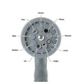 thumbnail image 6 of Pure Garden 100 FT Retractable Hose with Wall Reel and 9 Nozzle Patterns, 6 of 8