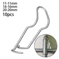 thumbnail image 4 of 10 Pcs Ressort de Serre en Acier à Ressort Clip de Ressort Boucle en Fil d'Acier, 4 of 6