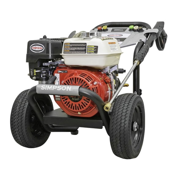 Simpson 3500 PSI at 2.5 GPM HONDA GX200 AAA Triplex Pump Cold Water Professional Gas Pressure Washer