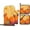 Colorful Fall Leaves, variant on Oven Mitts and Pot Holders Sets of 4, Easter Eggs Grass Kitchen Gloves for Cooking Baking Wooden Leaf Hot Pads BBQ Potholders