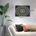 thumbnail image 2 of Gukieu Dot Mandala Print Horizontal Canvas Decorative Painting 12x16 Inch Shrinkage Resistant Frame Hanging Home Wall Art Decor, 2 of 6