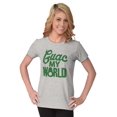 thumbnail image 4 of Guac World Guacamole Avocado Foodie Womens Slim Fit Graphic Tee Brisco Brands X, 4 of 5