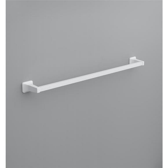30 in. Die Cast Zinc Towel Bar, White - Satin