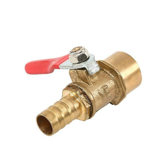 Lishi Brass Plumbing Fitting for Pex Pipe, Copper, CPVC, PE-RT, HDPE - Push to Connect, Water Shut Off