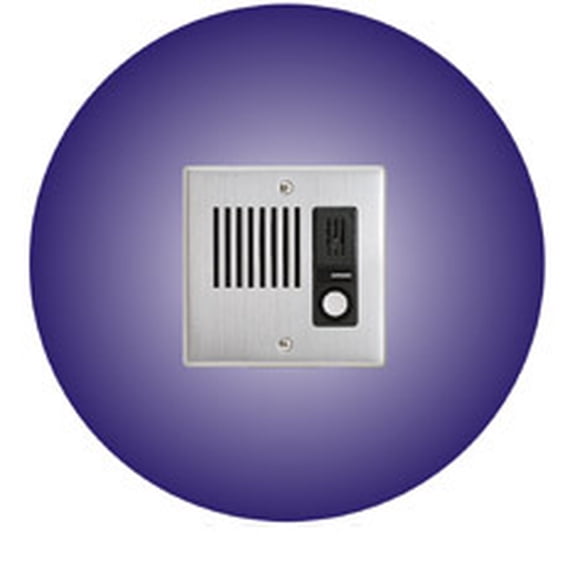 "Aiphone LE-DA Door Station, Stainless Steel Faceplate, Flush Mount"