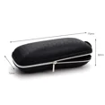 thumbnail image 5 of Unisex Striped Plastic Eyeglass Case With Lanyard Zipper Cover Protector Portable Sunglasses Box, 5 of 5