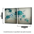 thumbnail image 2 of Ready2HangArt  'Painted Petals IVB' 2-PC Canvas Wall Art Set, 2 of 4