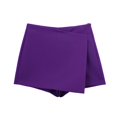 thumbnail image 5 of HH TRAF Pantalones cortos asimétricos con cremallera lateral para mujer, elegantes, adelgazantes, de 6 colores, a la moda, para la calle, 5 of 5