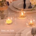 thumbnail image 2 of Portavelas de vidrio LAMORGIFT con forma de vela, 36 unidades, 2 of 7